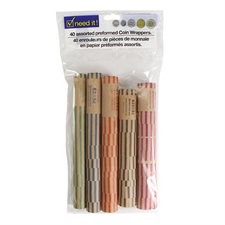 Tubes pour monnaie variés