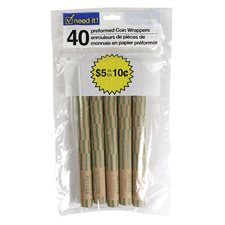 Tubes pour monnaie 10 ¢
